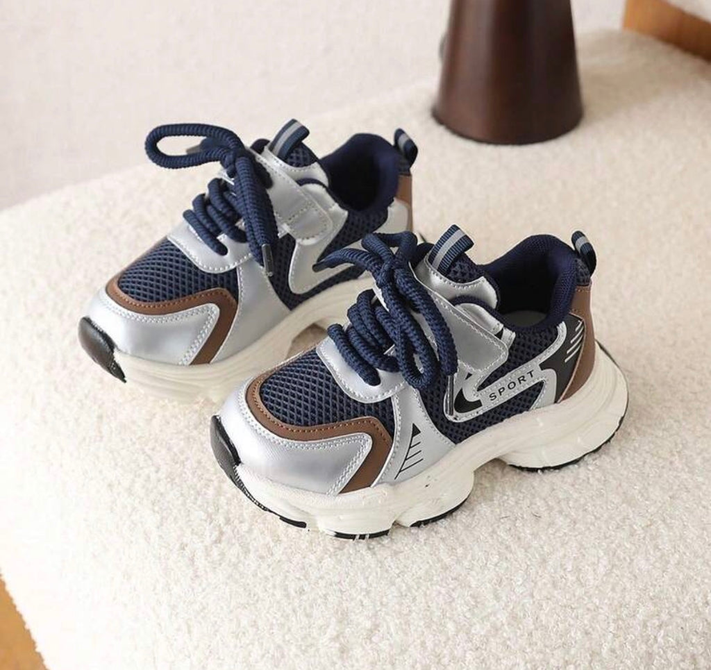 Kids’ Breathable Mesh Chunky Sneakers for Girls’ Summer Comfort