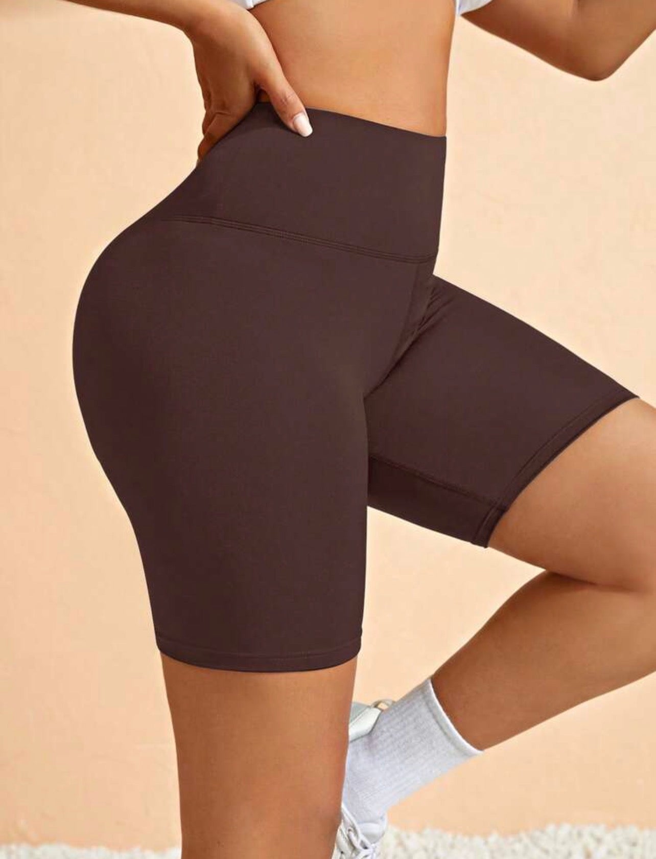 Women’s High Waist Casual Fitness Shorts