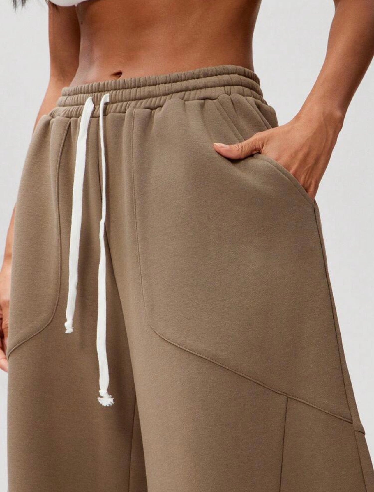 Women’s Oversized Barrel Leg Sweatpants – Casual Streetwear Cozy Pants