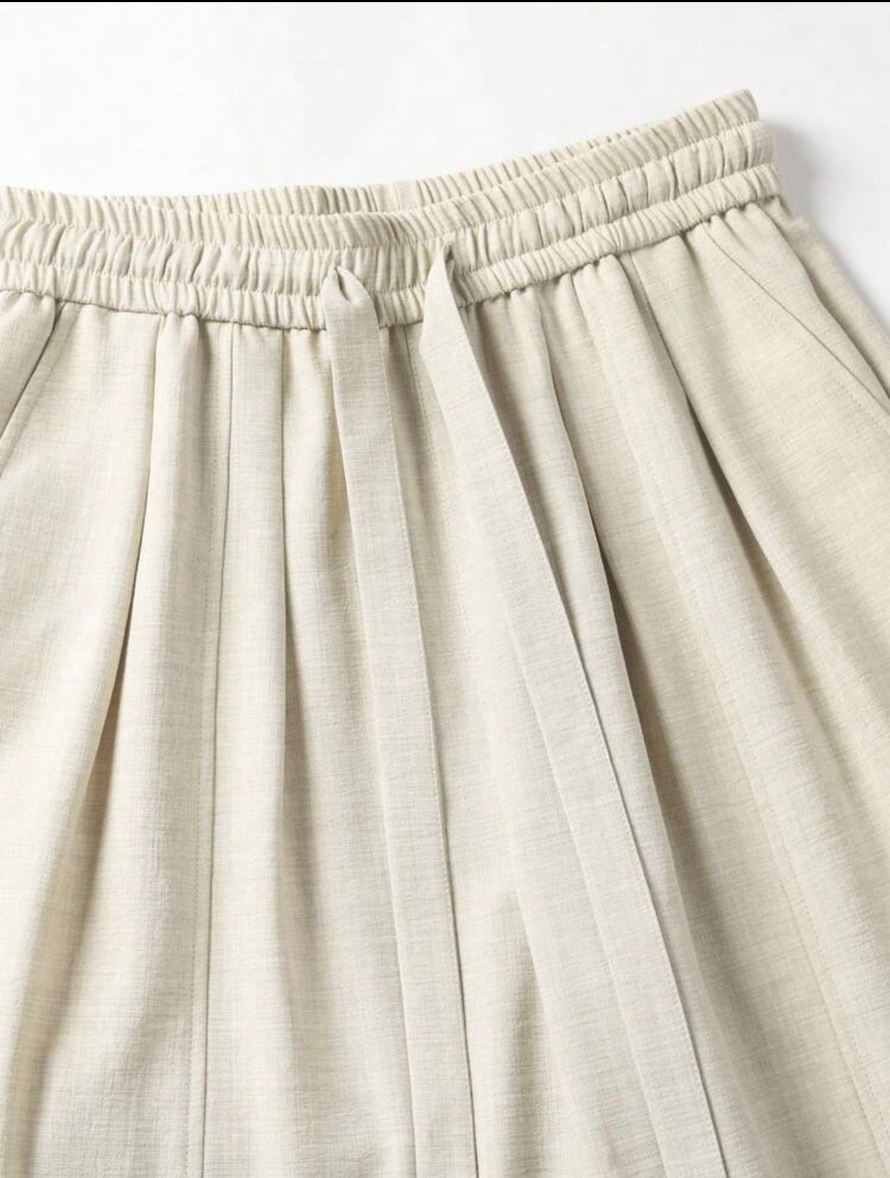 Men’s Linen-Like Vacation Two-Piece Set – Loose Fit Shirt & Long Pants Beach Outfit