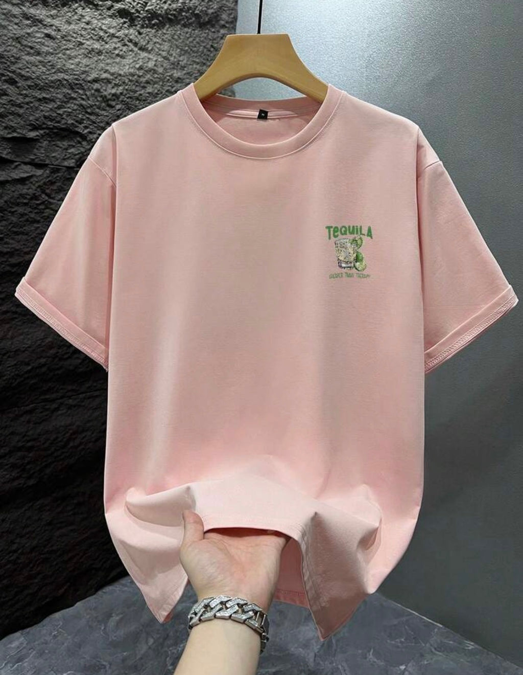 Men’s Printed Loose Fit Short Sleeve T-Shirt – Summer Casual Style