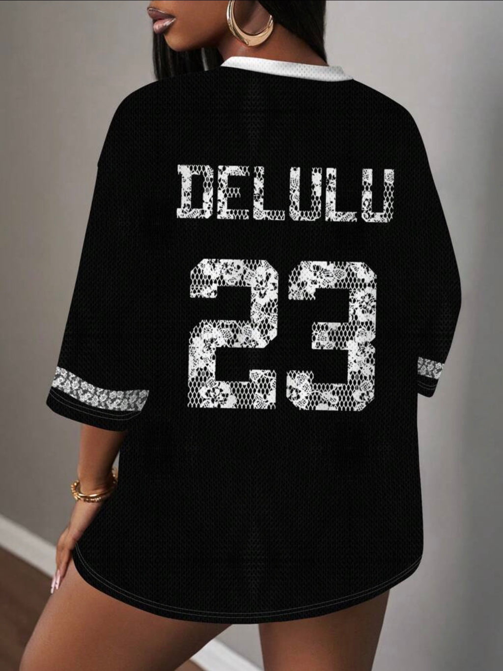 Women’s Minimalist “01” Letter & Digit Print Casual T-Shirt – Summer Top