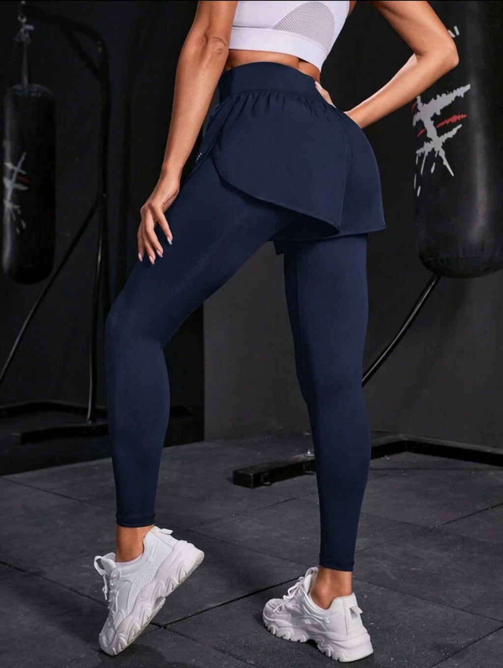 Women’s 2-In-1 Sports Leggings with Phone Pocket for Yoga & Workout