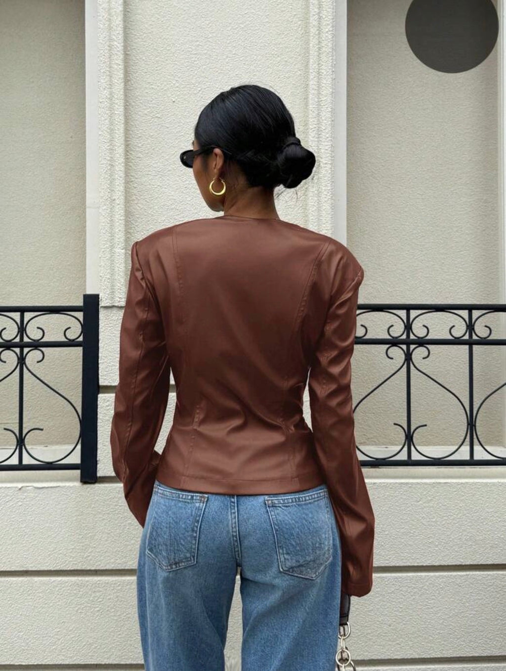 Street Style Casual Long Sleeve Women Jacket – Everyday Wear Outerwear
