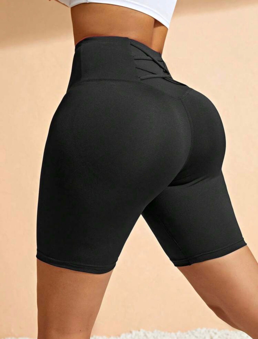 Women’s High Waist Casual Fitness Shorts