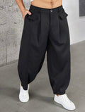 Men’s Loose Fit Lantern Pants – Casual Baggy Streetwear Trousers