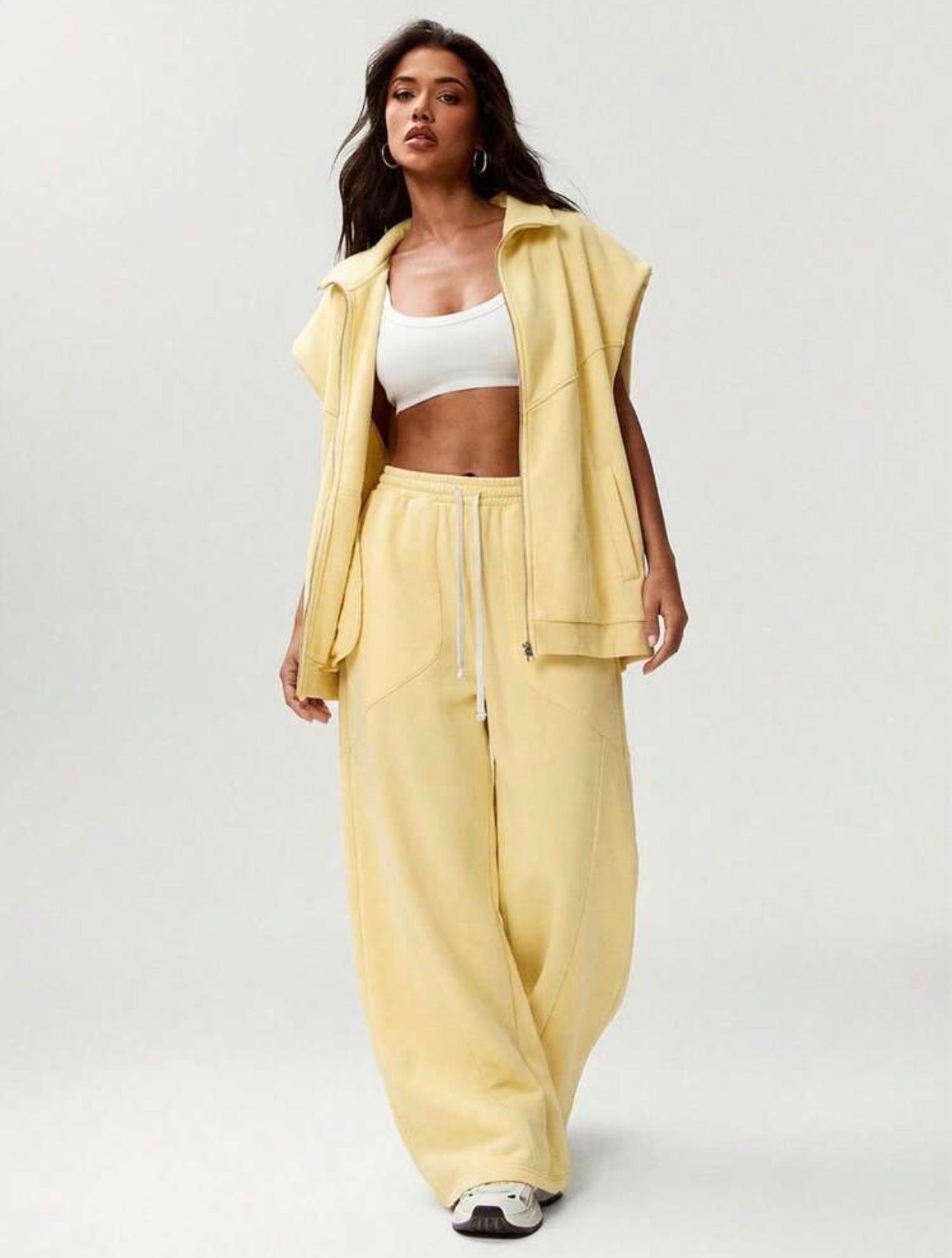 Women’s Oversized Barrel Leg Sweatpants – Casual Streetwear Cozy Pants
