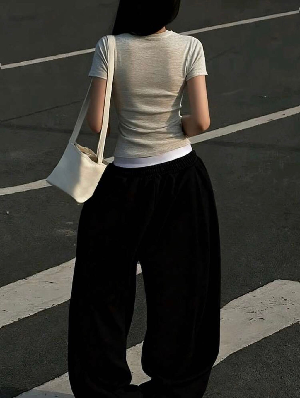 Women’s Loose Fit Elastic Waist Casual Street Sweatpants – Everyday Joggers