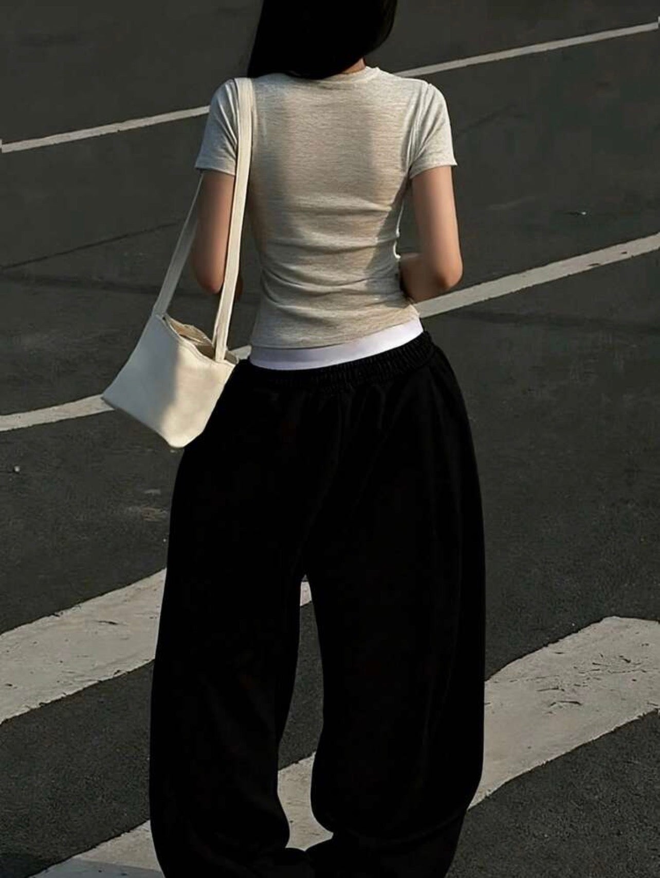 Women’s Loose Fit Elastic Waist Casual Street Sweatpants – Everyday Joggers
