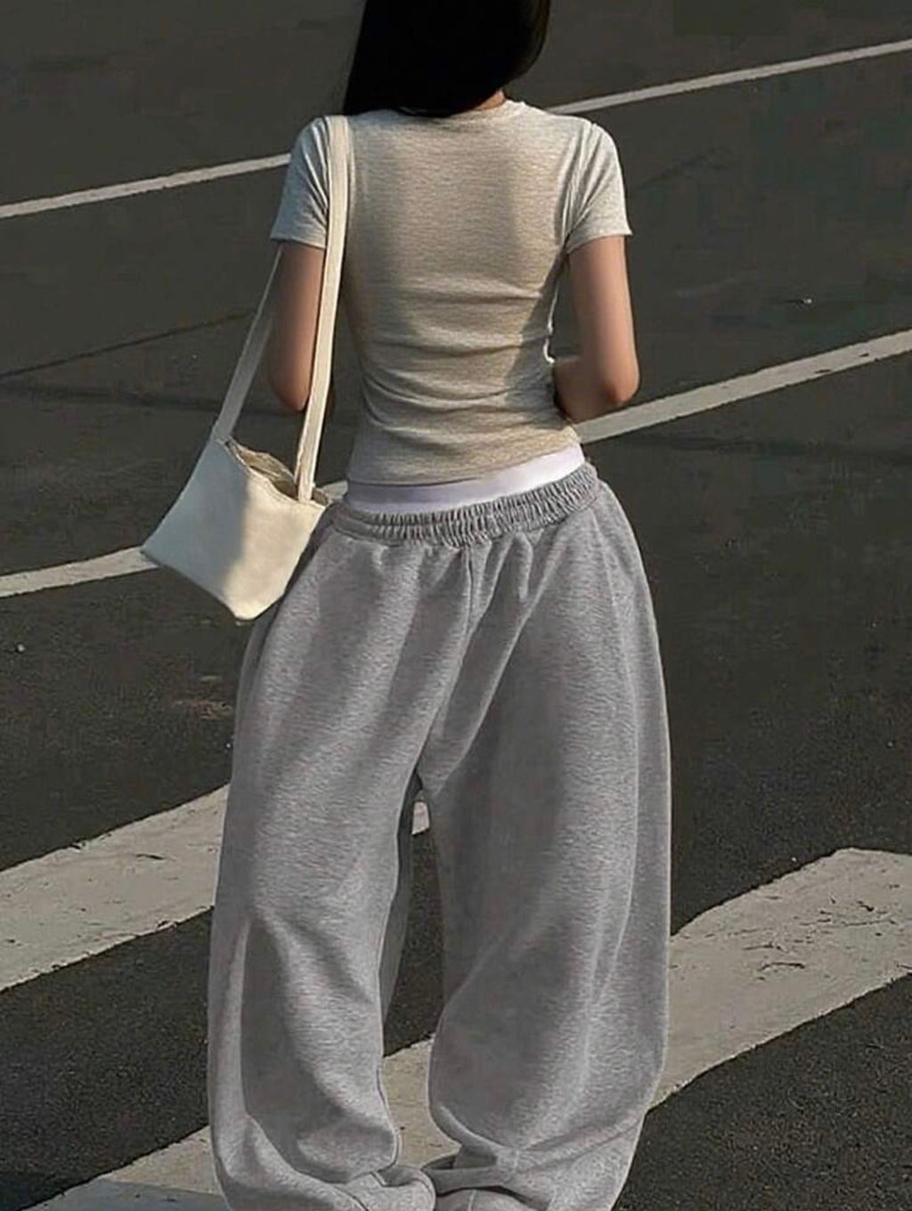 Women’s Loose Fit Elastic Waist Casual Street Sweatpants – Everyday Joggers