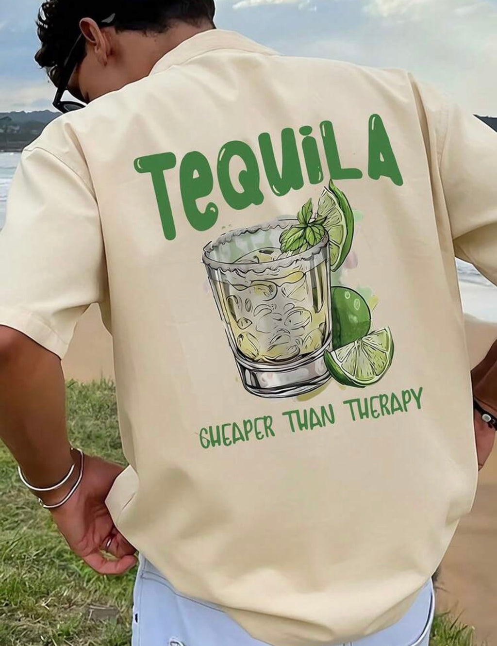 Men’s Printed Loose Fit Short Sleeve T-Shirt – Summer Casual Style