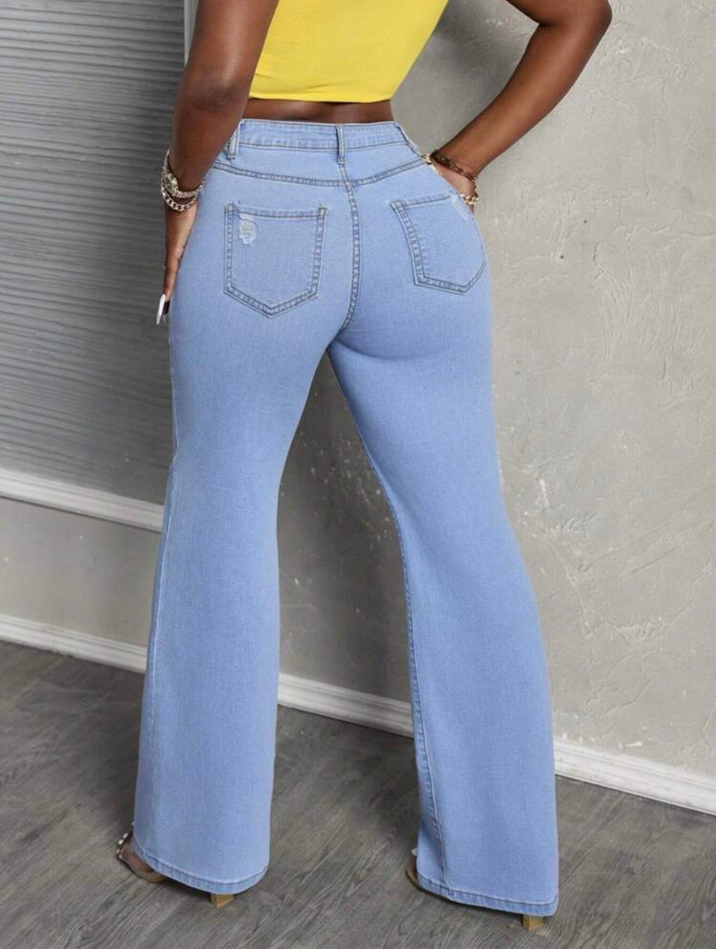 Women’s Simple Casual Denim Jeans – Everyday Straight Fit Pants