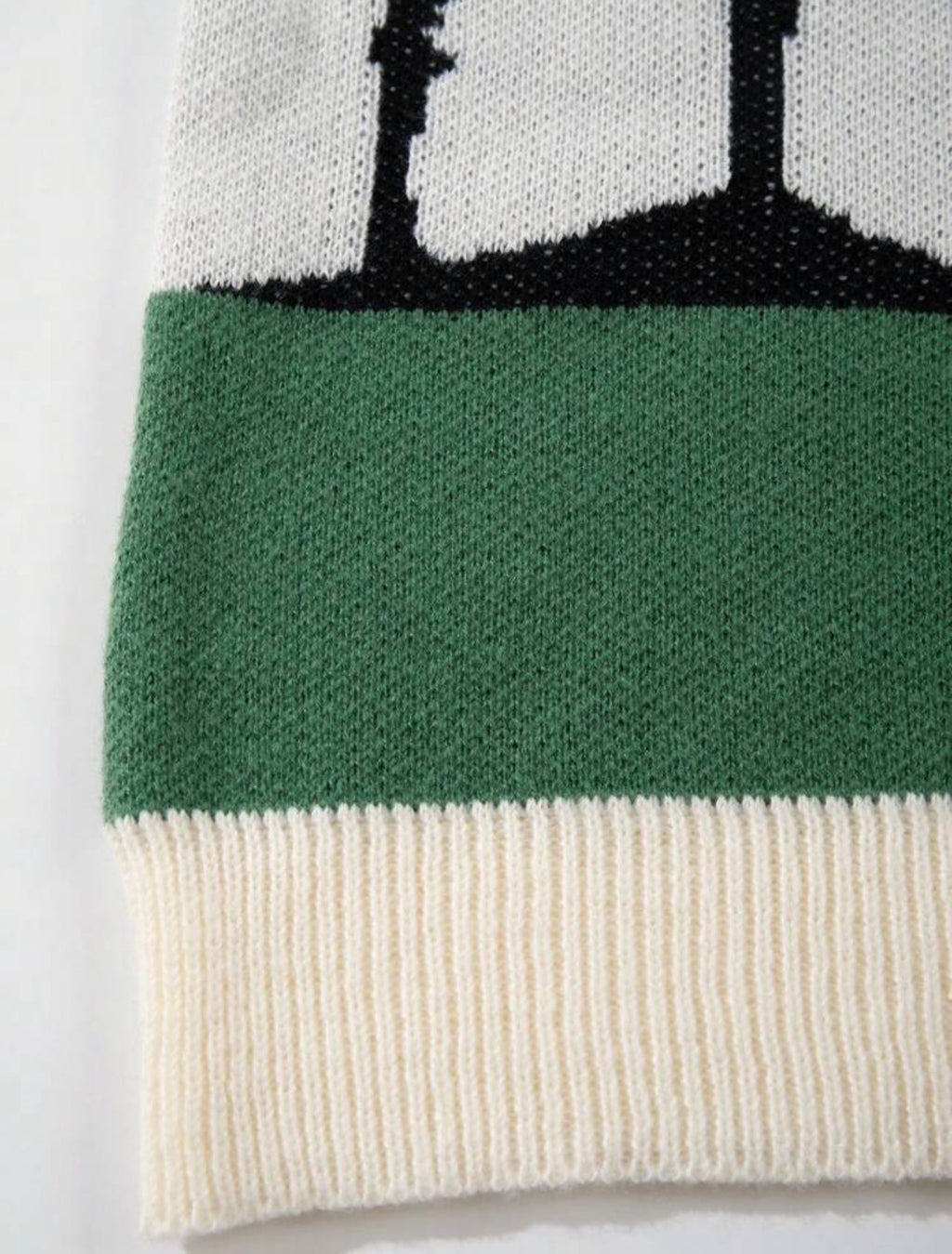 Men’s Numeric & Letter Print Pullover Sweater – Casual Loose Fit Knit Top