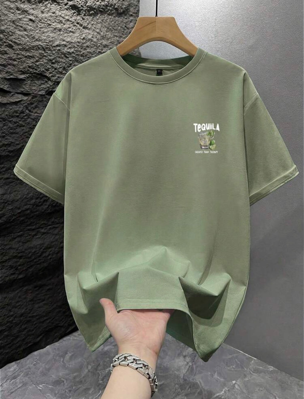 Men’s Printed Loose Fit Short Sleeve T-Shirt – Summer Casual Style