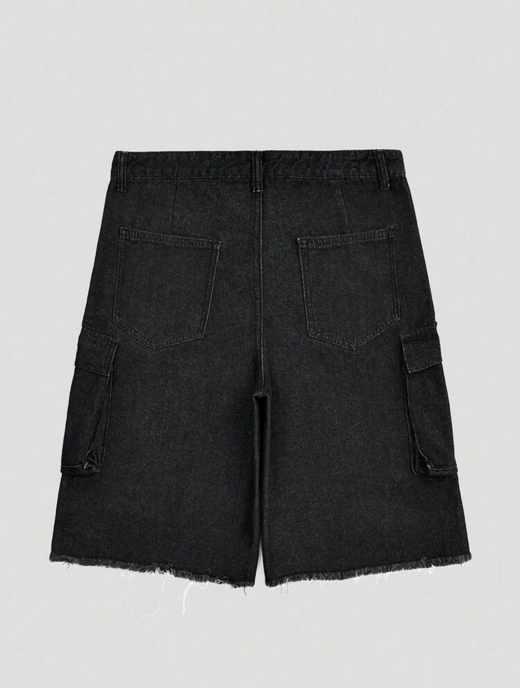 Men’s Y2K Camouflage Straight Fit Denim Shorts – Casual Streetwear Bottoms