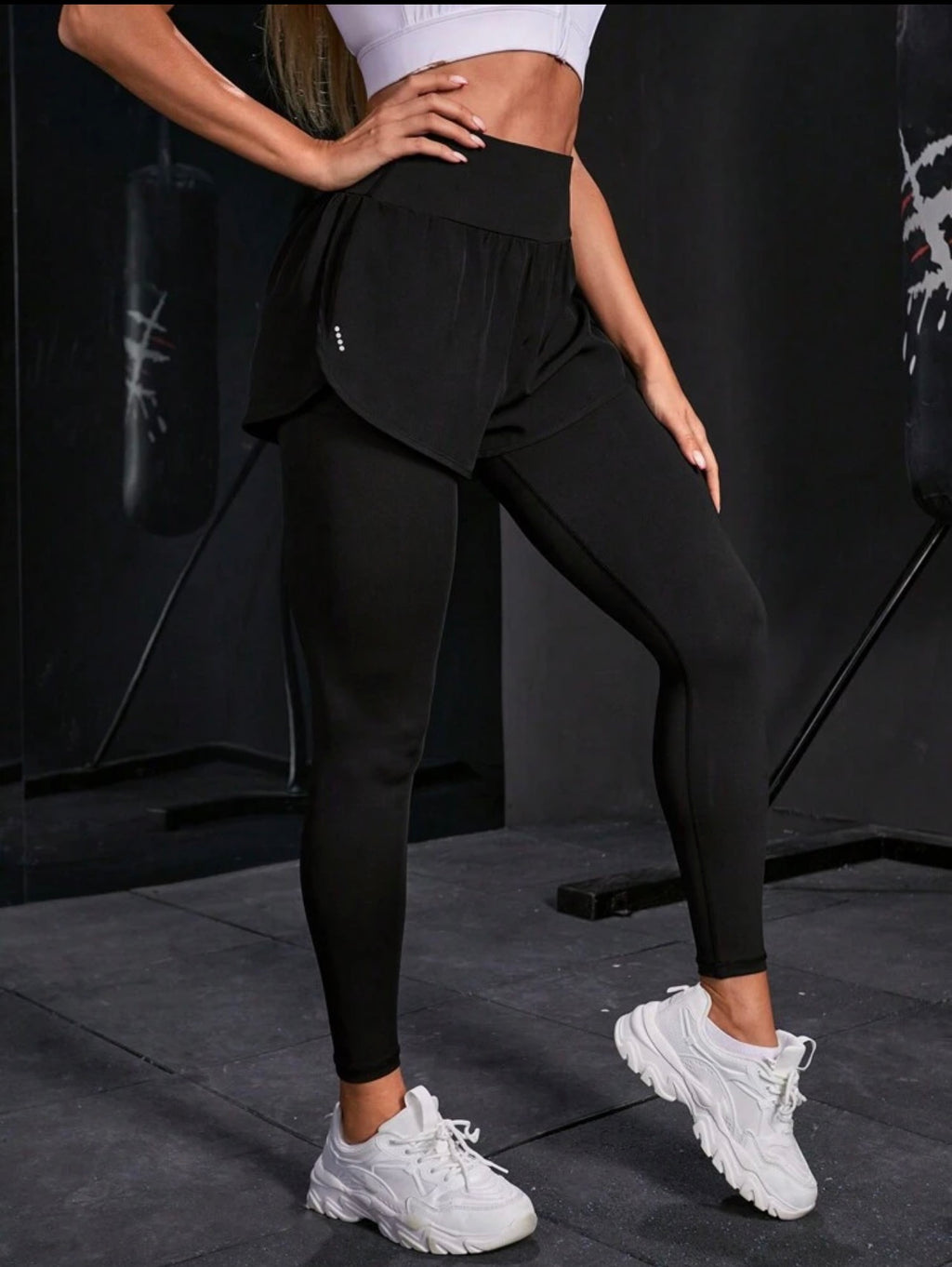 Women’s 2-In-1 Sports Leggings with Phone Pocket for Yoga & Workout