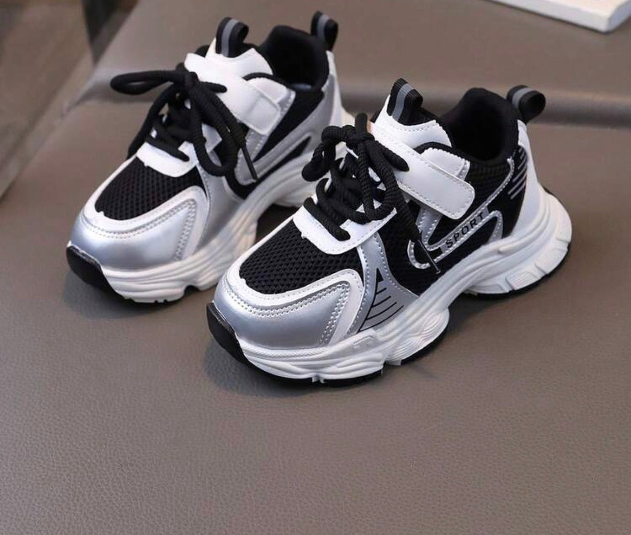 Kids’ Breathable Mesh Chunky Sneakers for Girls’ Summer Comfort