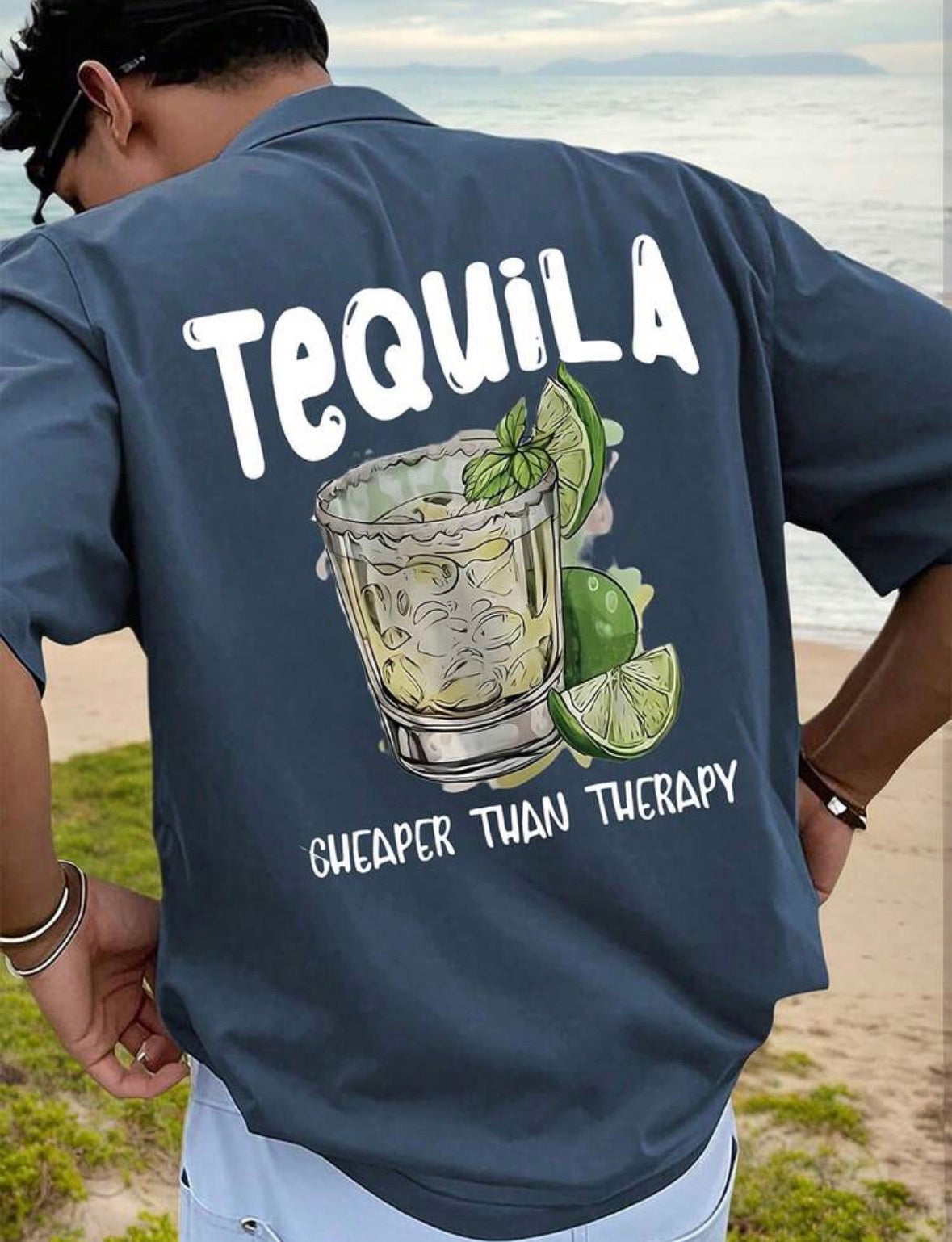 Men’s Printed Loose Fit Short Sleeve T-Shirt – Summer Casual Style