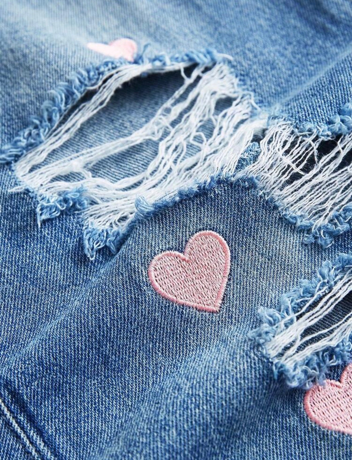 💙 MOD Plus Size Baggy Ripped Wide Leg Jeans