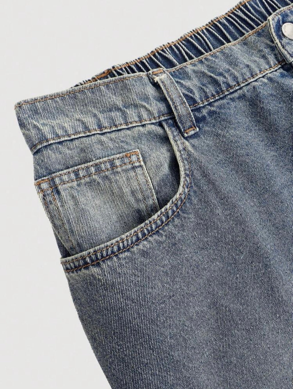 💙 MOD Plus Size Baggy Ripped Wide Leg Jeans