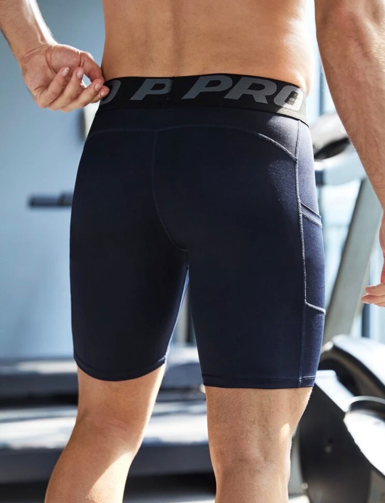 Men’s Graphic Compression Sports Shorts with Breathable 4-Way Stretch Performance Fit