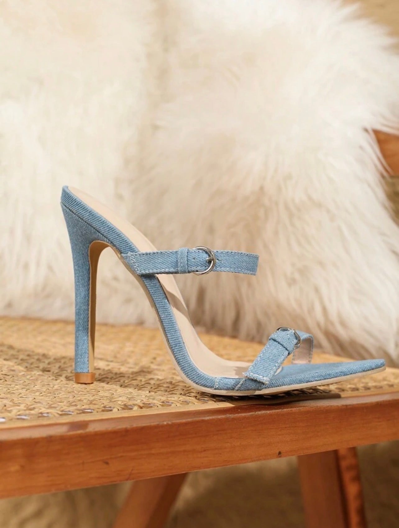 Women’s Pointed Toe Strap High Heel Sandals – Elegant Thin Heel Summer Shoes