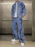 Men’s Denim Jeans Set – Baggy Fit Streetwear Outfit
