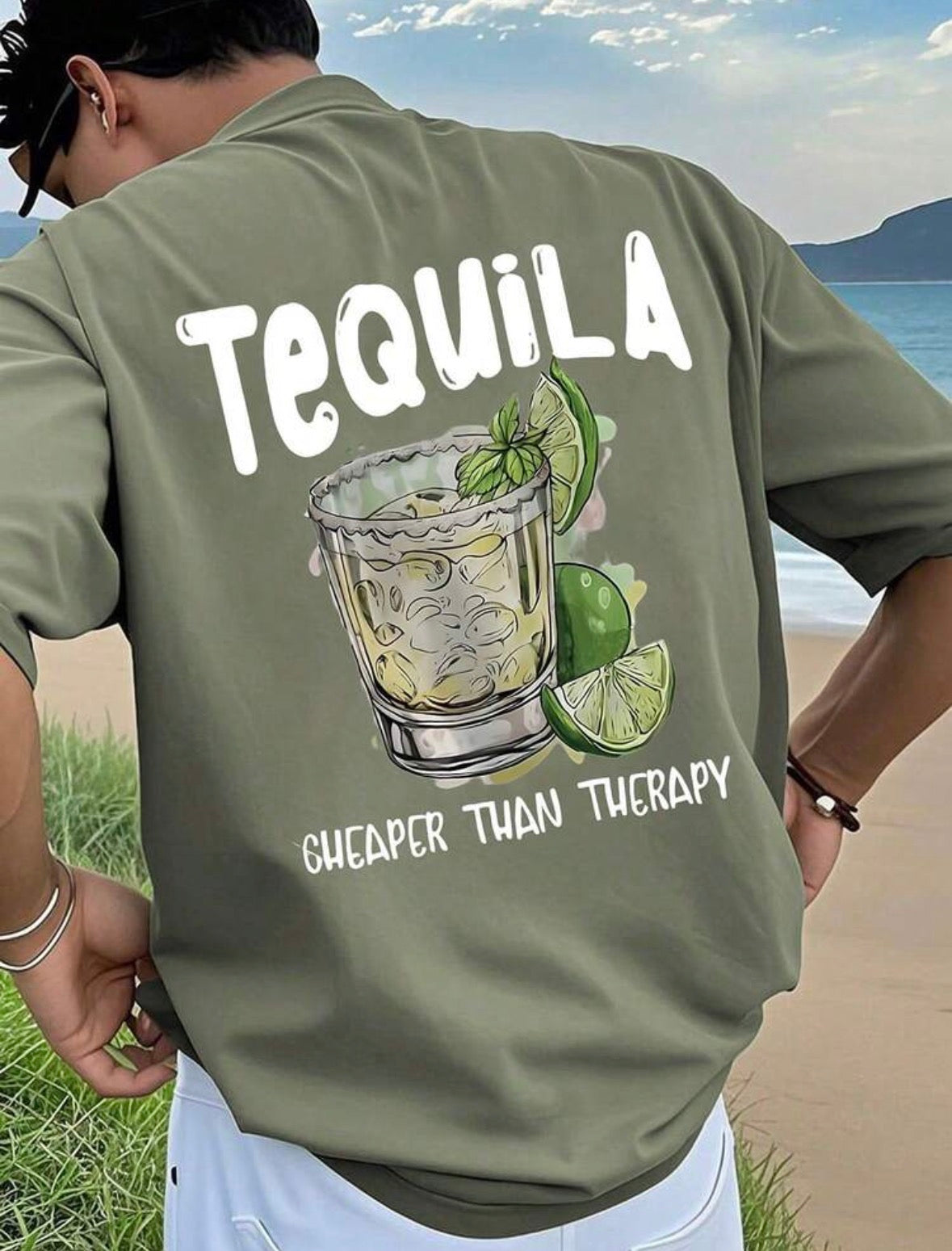 Men’s Printed Loose Fit Short Sleeve T-Shirt – Summer Casual Style