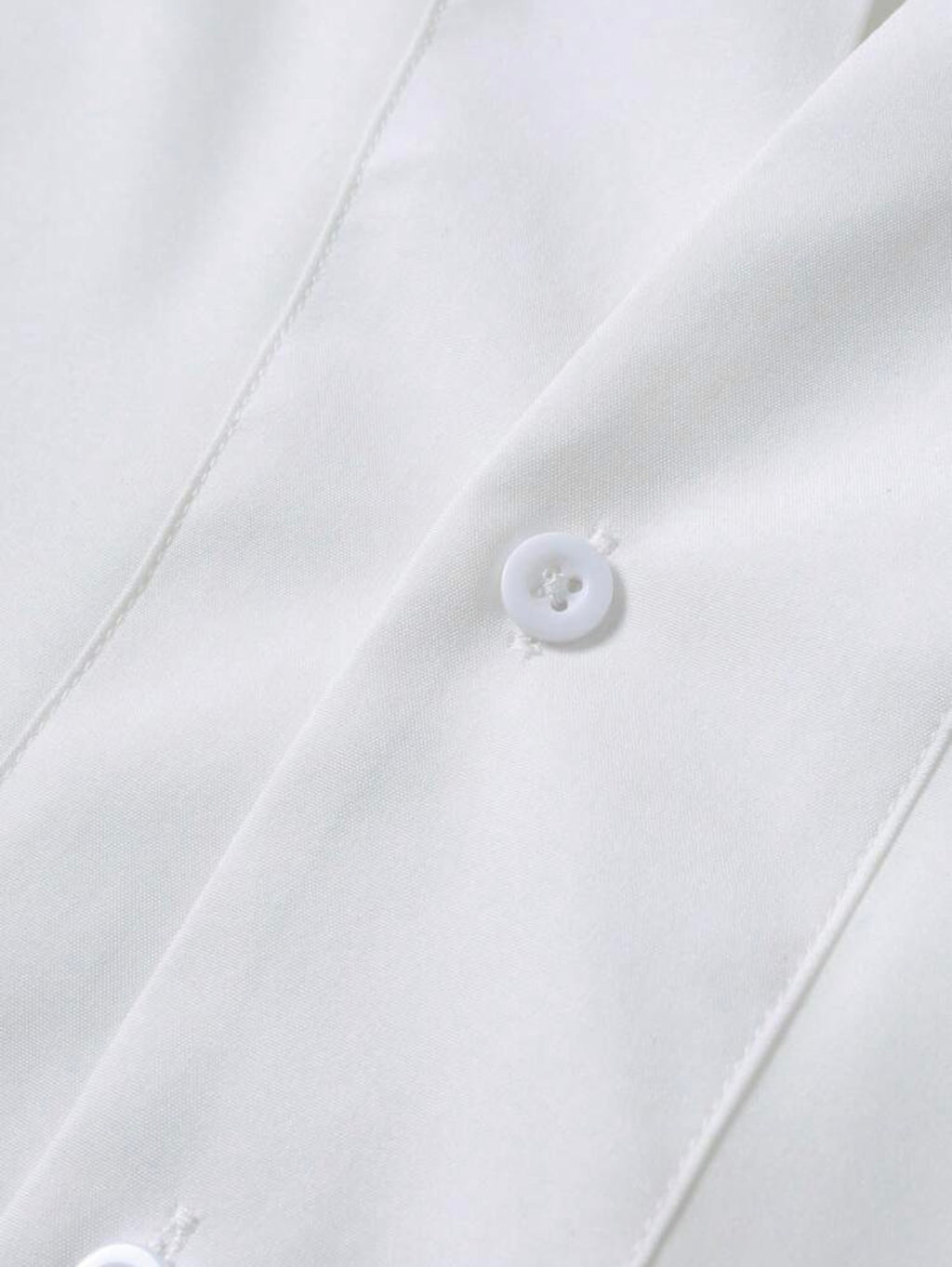 Men’s Solid Color Button-Front Long Sleeve Casual Business Shirt – Zip Detail Formal Style Top