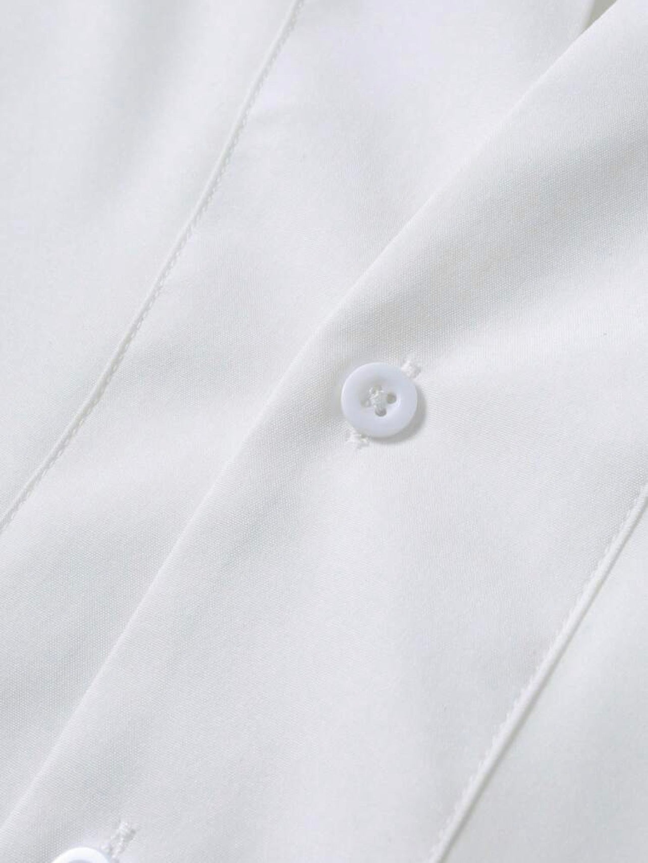 Men’s Solid Color Button-Front Long Sleeve Casual Business Shirt – Zip Detail Formal Style Top