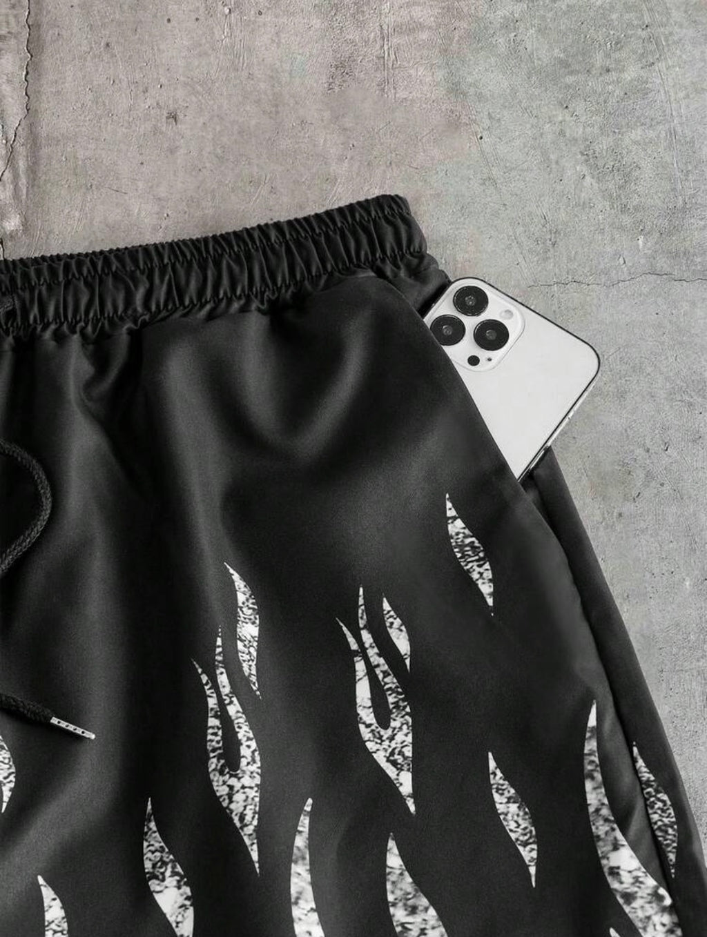 Men’s Printed Polo Shirt & Shorts Two-Piece Set – Loose Fit Streetwear Outfit