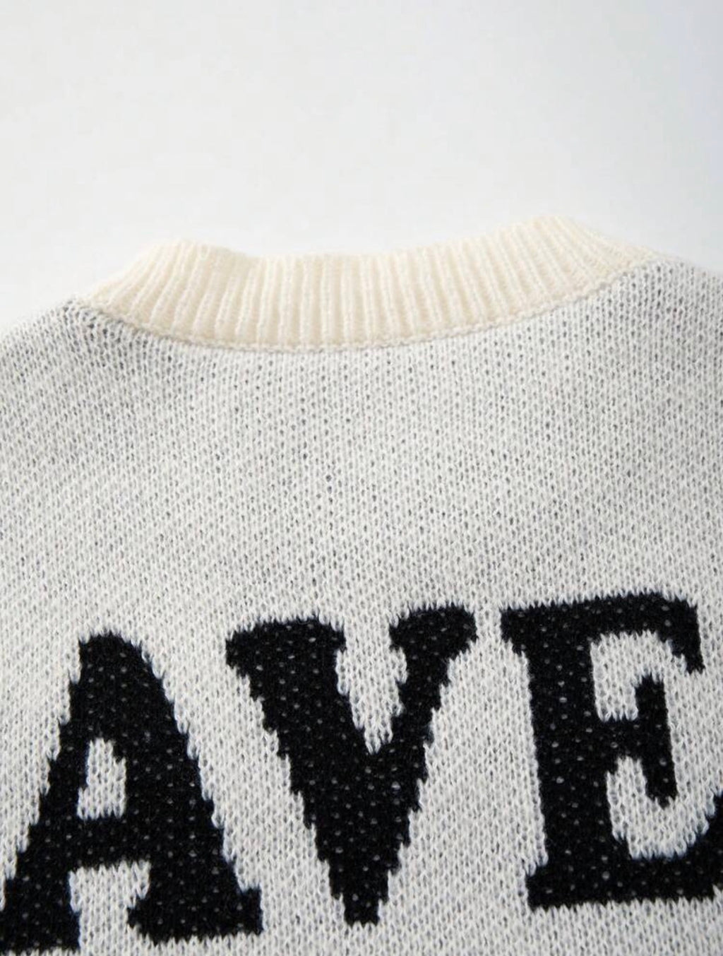 Men’s Numeric & Letter Print Pullover Sweater – Casual Loose Fit Knit Top