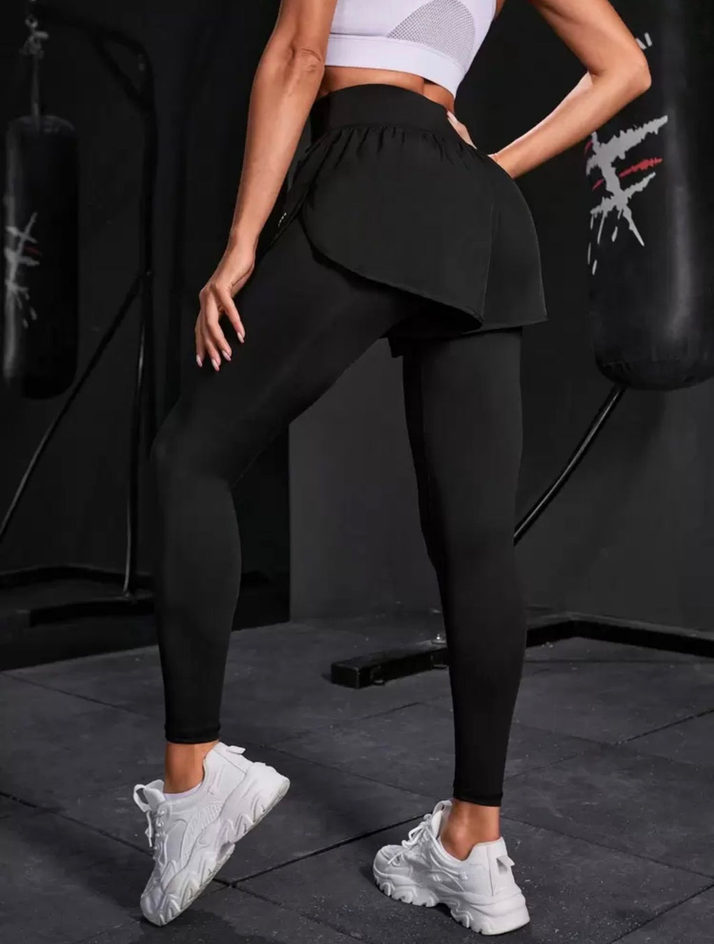Women’s 2-In-1 Sports Leggings with Phone Pocket for Yoga & Workout