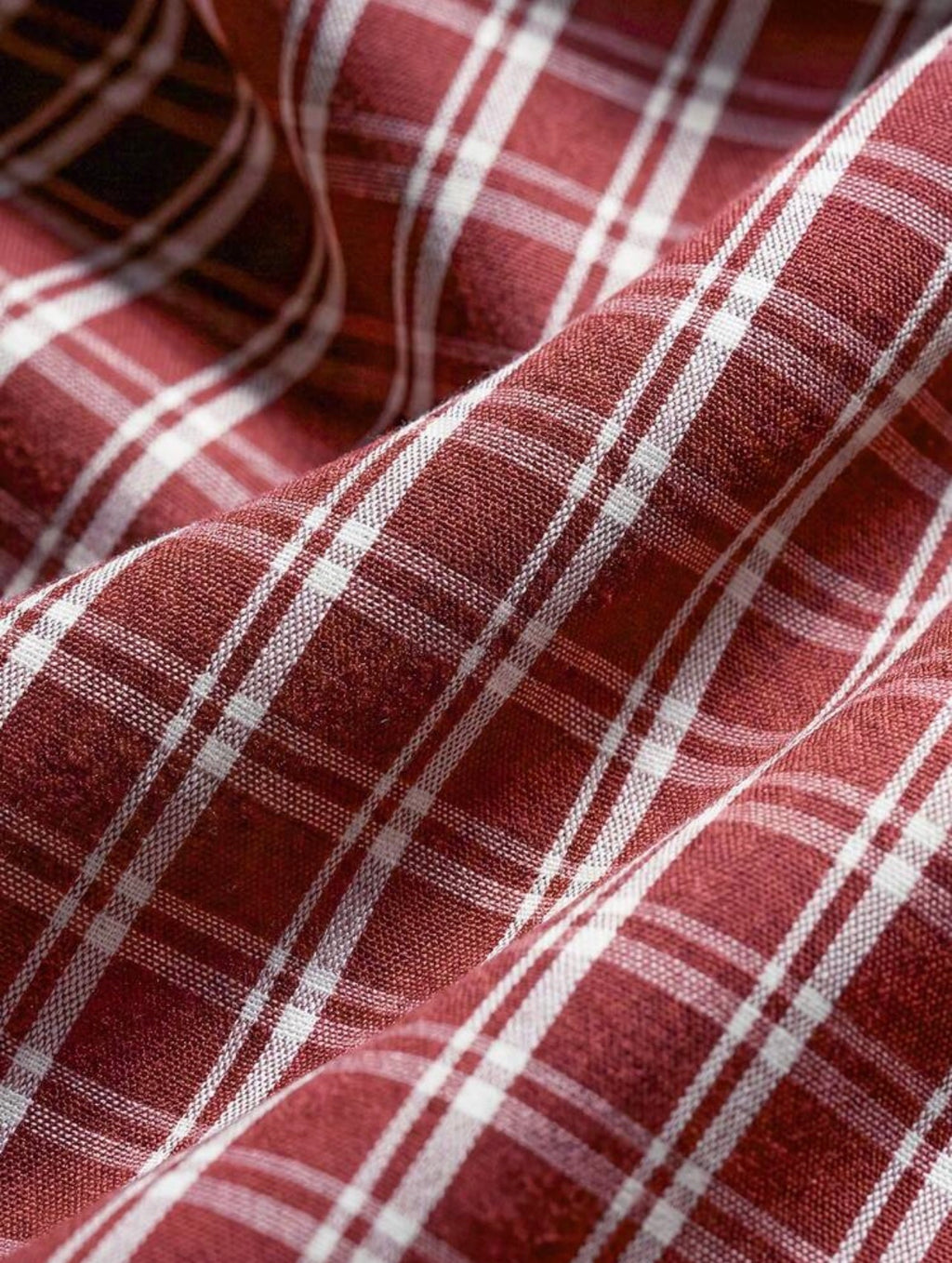 Men’s Loose Fit Plaid Shirt – Retro Checkered Short Sleeve Top