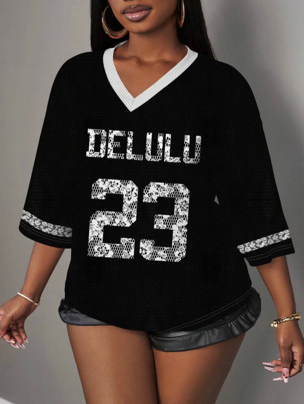 Women’s Minimalist “01” Letter & Digit Print Casual T-Shirt – Summer Top