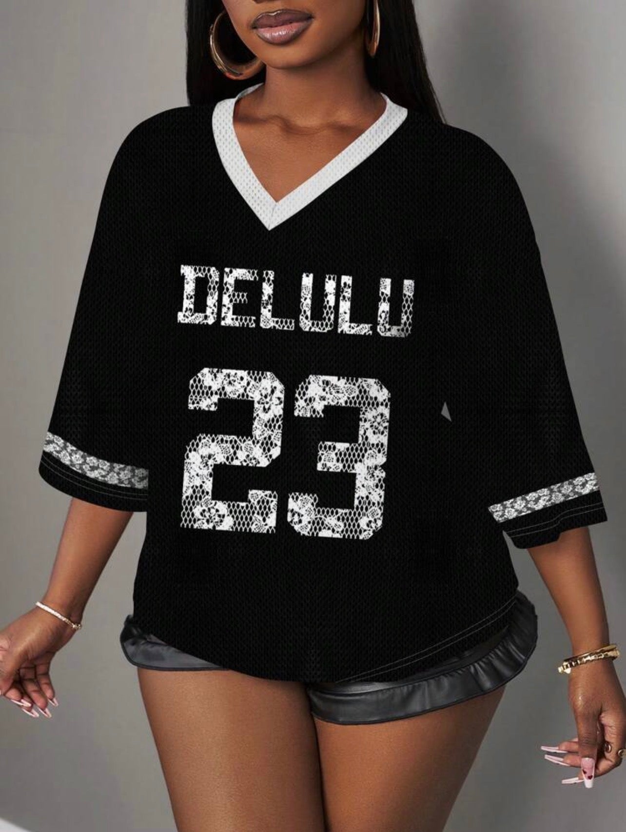 Women’s Minimalist “01” Letter & Digit Print Casual T-Shirt – Summer Top