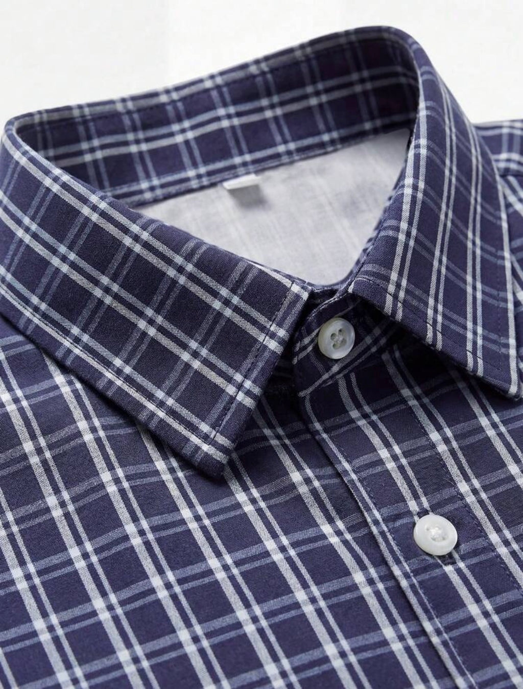 Men’s Loose Fit Plaid Shirt – Retro Checkered Short Sleeve Top