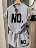 Women’s Letter Print Casual Sports T-Shirt – Fashion Everyday Top