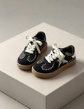 Kids’ Retro Lace-Up Sports Sneakers with Non-Slip Sole for Everyday Wear