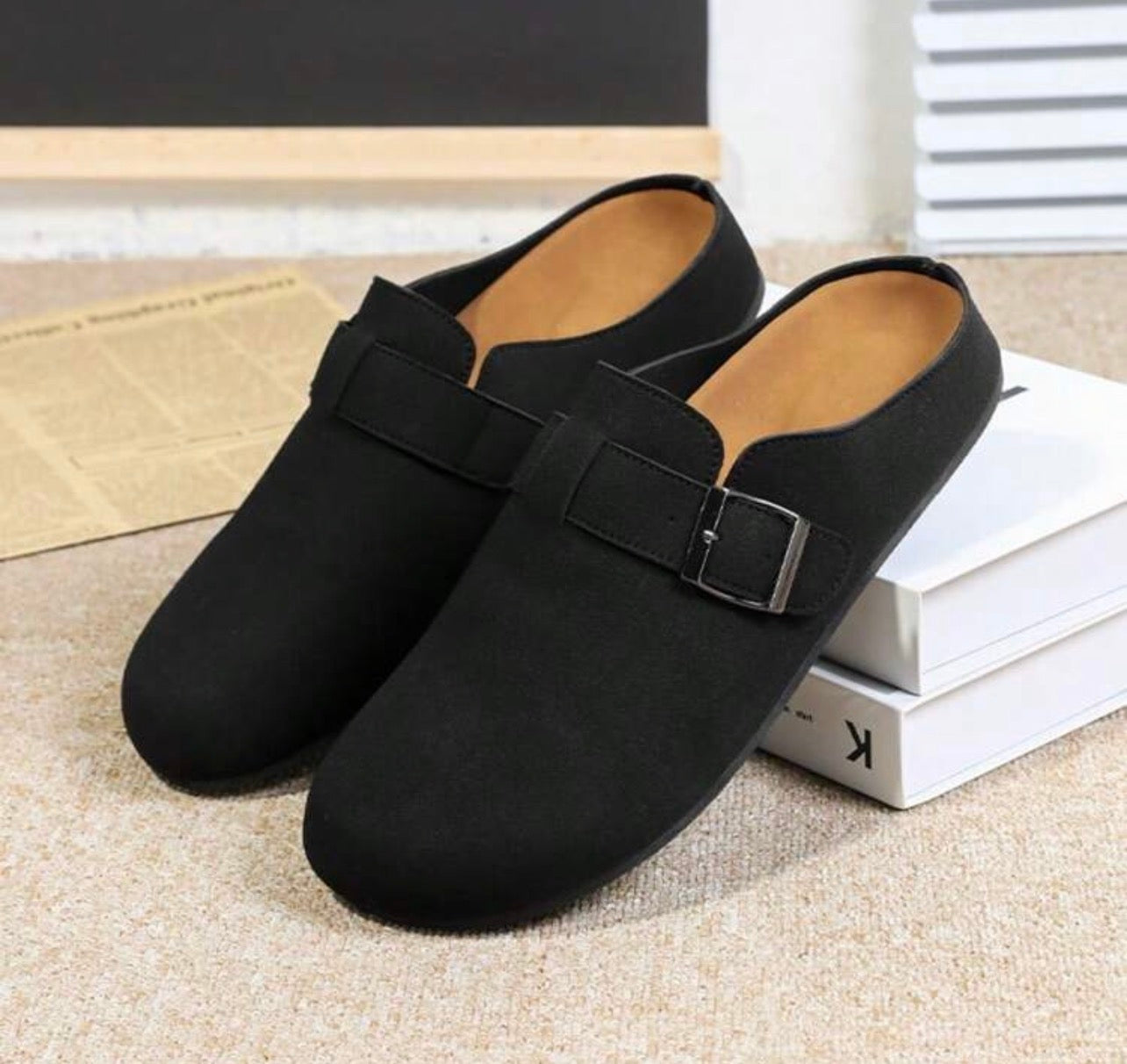 Men’s Slip-On Casual Slippers for Indoor & Outdoor Comfort