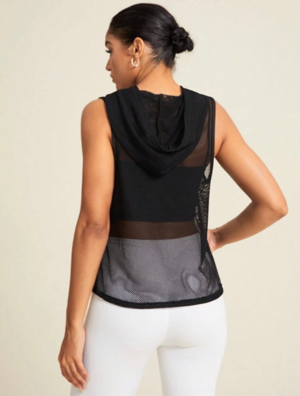 Women’s Cut-Out Drop Shoulder Workout Tank Top
