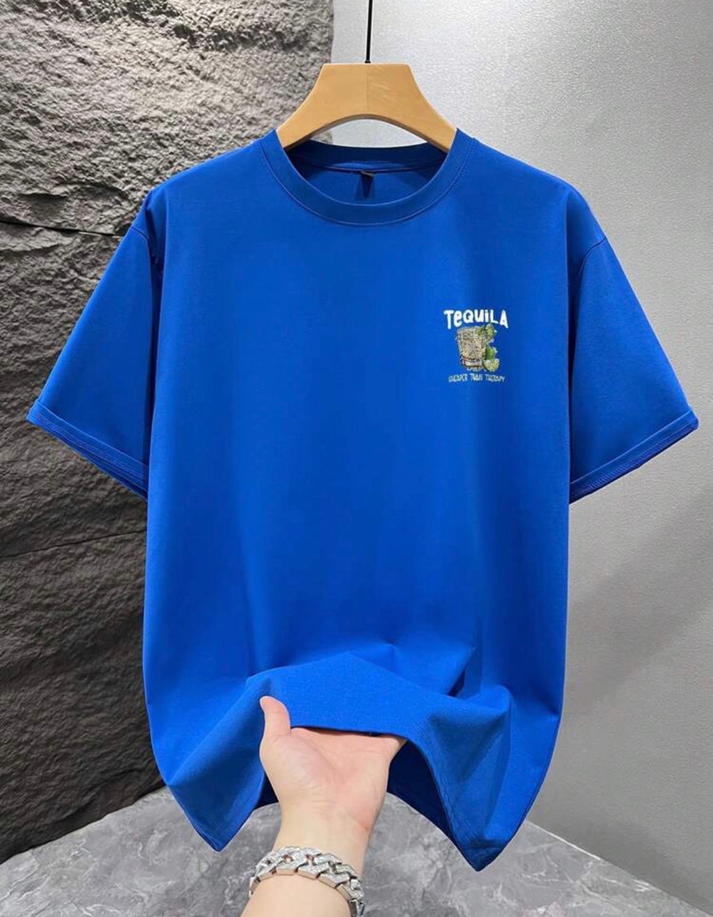 Men’s Printed Loose Fit Short Sleeve T-Shirt – Summer Casual Style