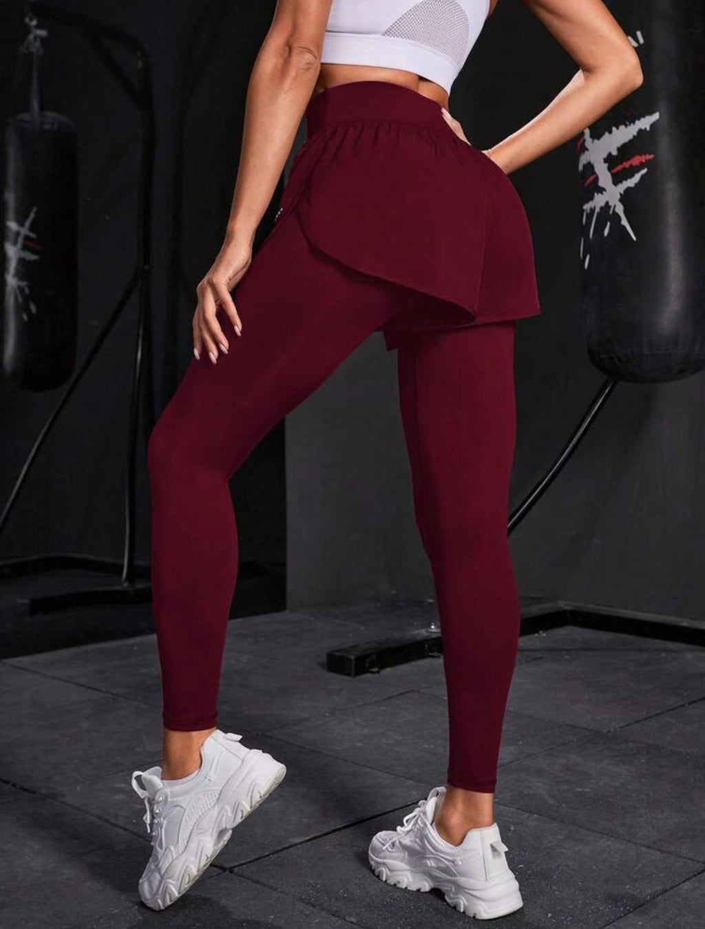 Women’s 2-In-1 Sports Leggings with Phone Pocket for Yoga & Workout