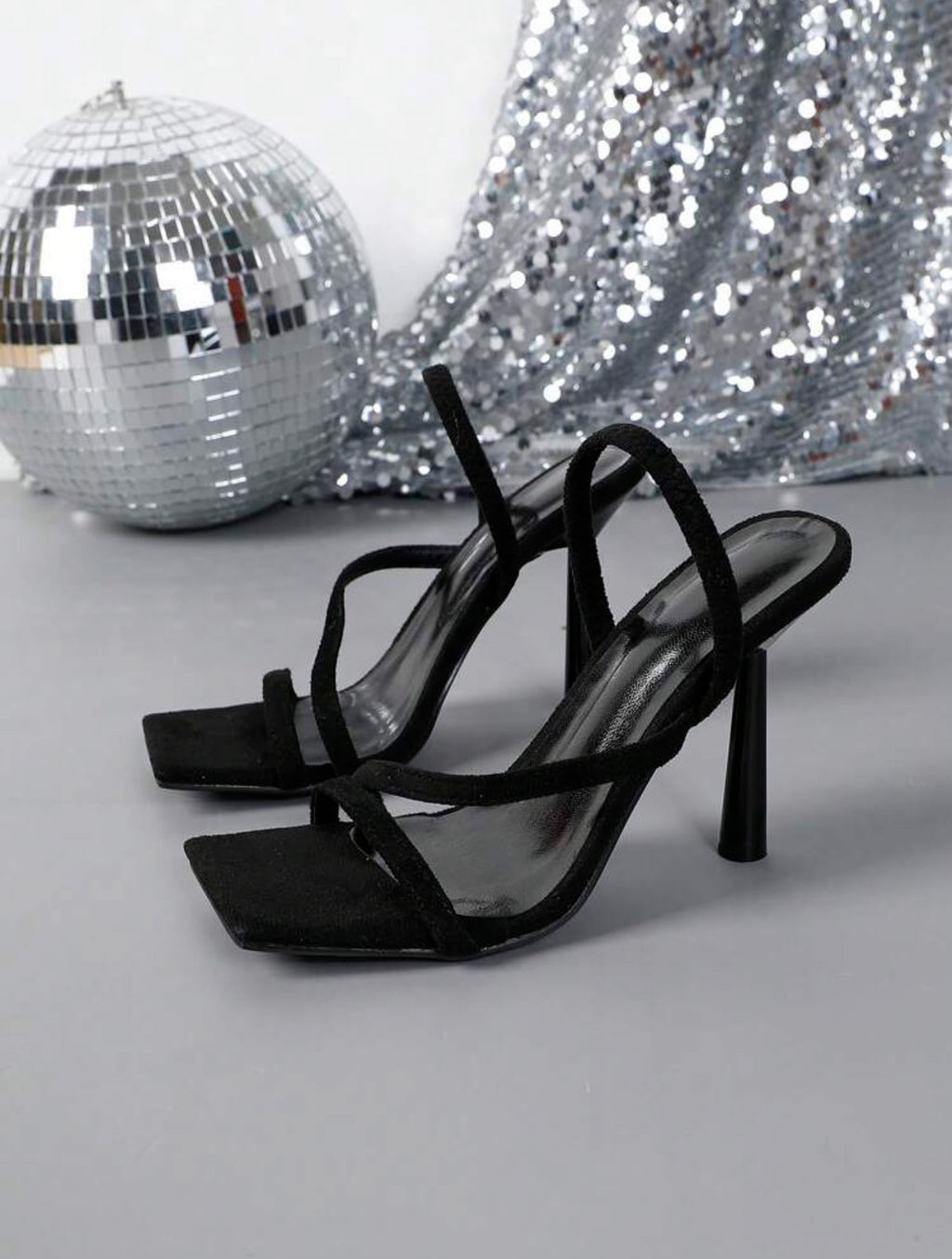Women’s Square Toe High Heel Sandals – Elegant Fashion Heeled Summer Dress Shoes