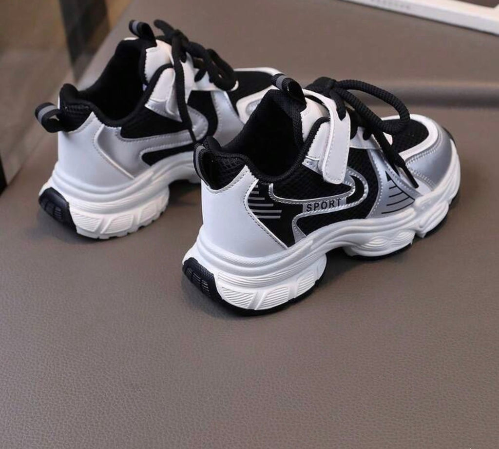 Kids’ Breathable Mesh Chunky Sneakers for Girls’ Summer Comfort