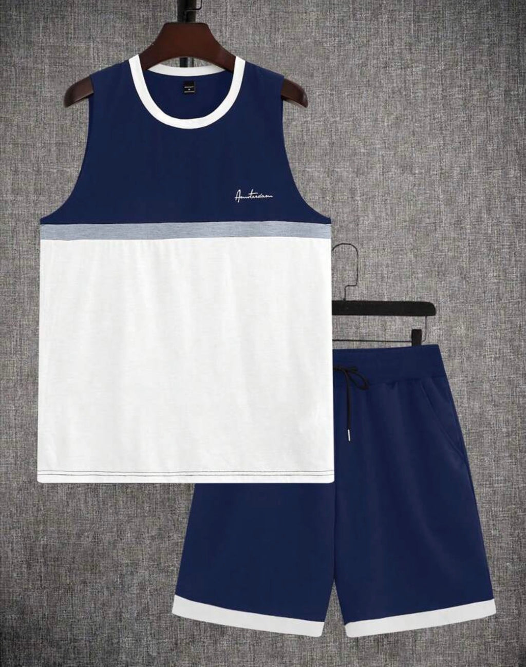 Men’s Tank Top & Shorts Summer Workout Sports Set