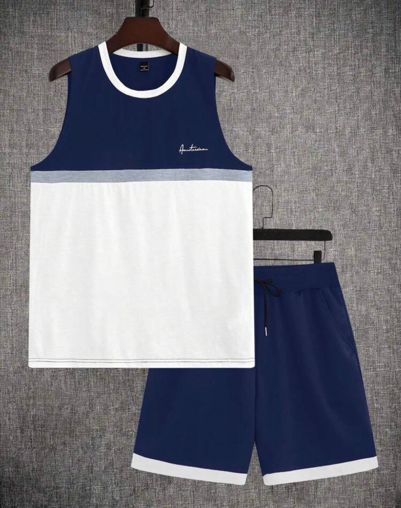 Men’s Tank Top & Shorts Summer Workout Sports Set